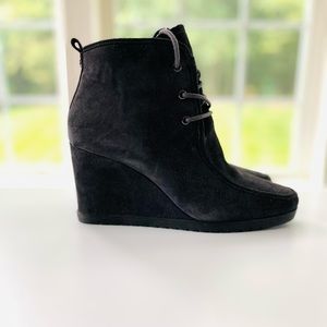 Michael Kors Tamara Suede Wedge Ankle Booties
